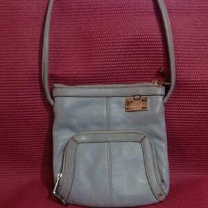 Tignanello Light Blue Crossbody Bag